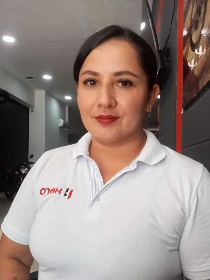 Luz Mery Pérez, asesora comercial de Hero Lebrija