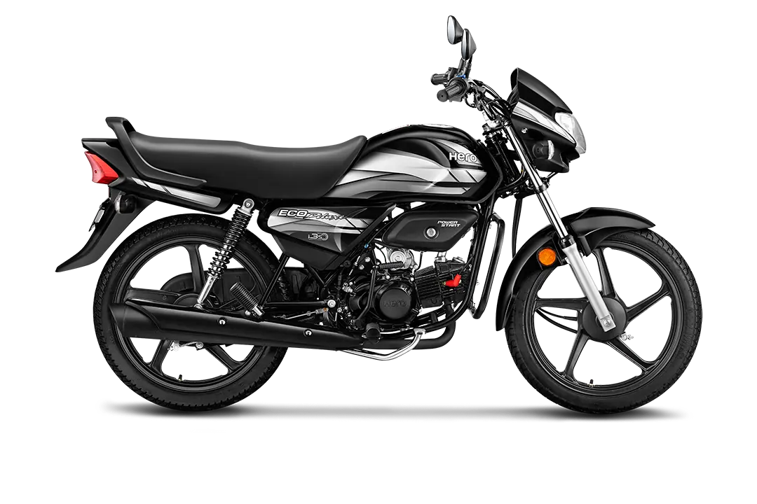 Vista 360 de la motocicleta Hero Eco Deluxe