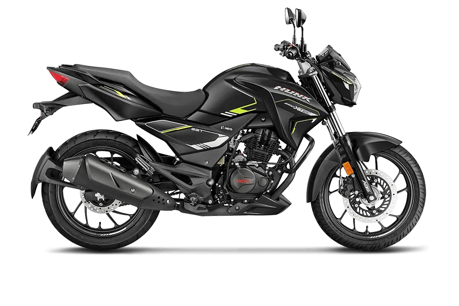 Vista 360 de la motocicleta Hero Hunk 150 XT