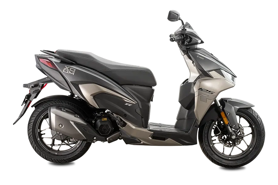 Vista 360 de la motocicleta Hero Xoom 125